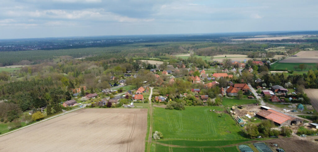 Blickrichtung Ortsmitte Breetze